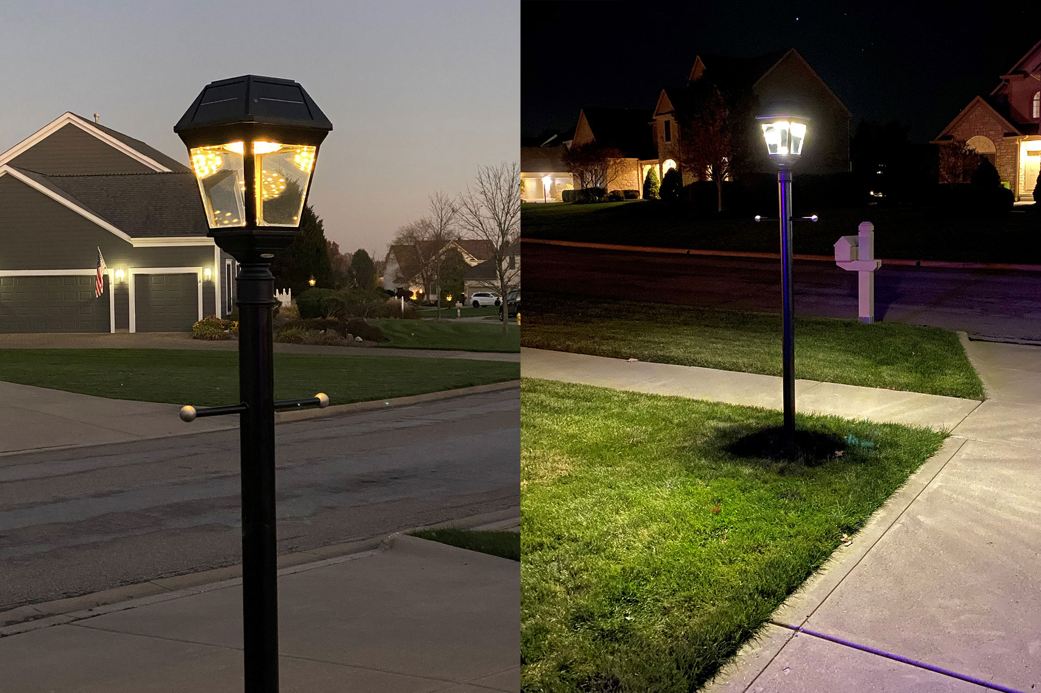 Natural gas post light conversion to solar.