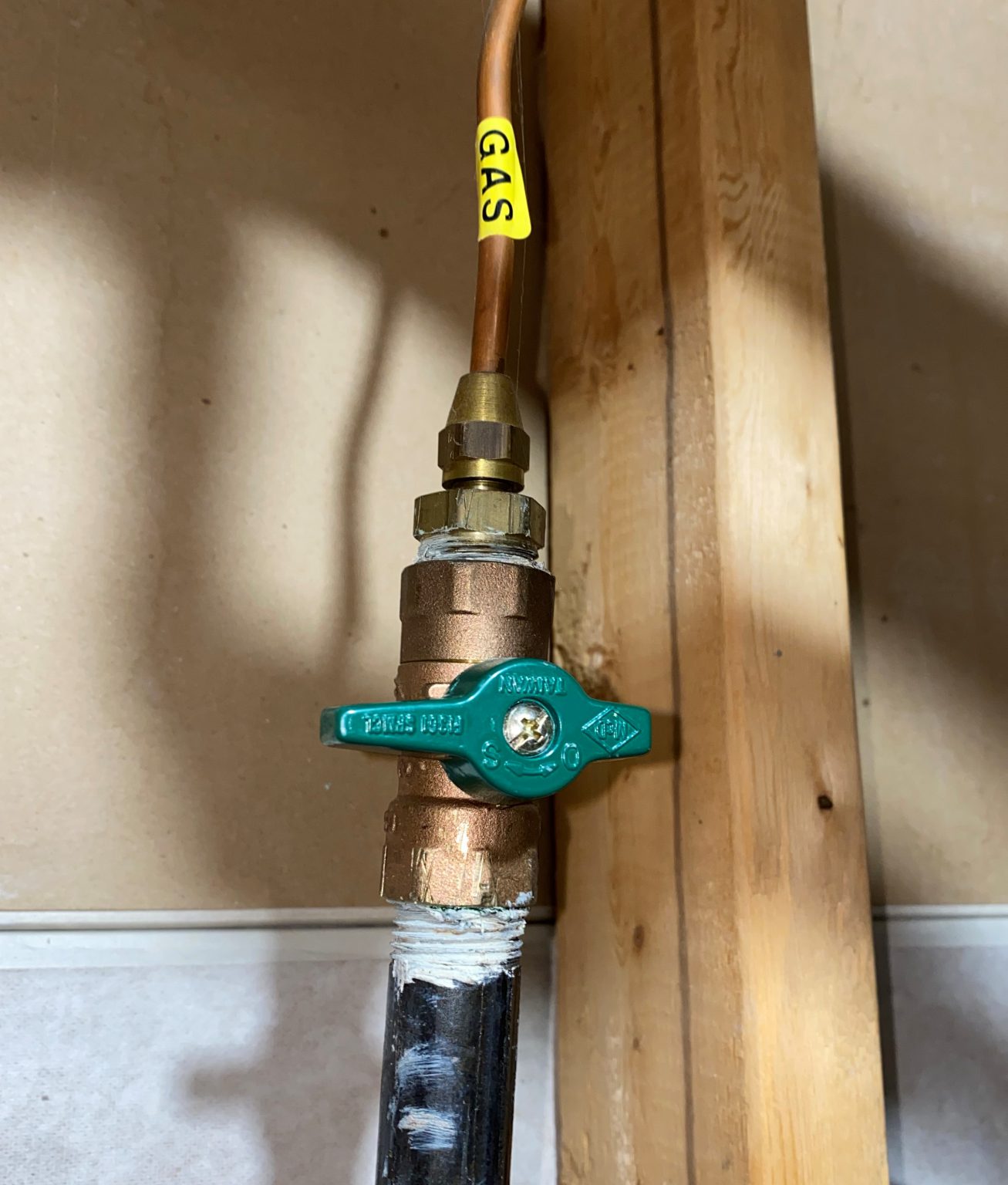 Natural gas post light conversion to solar.